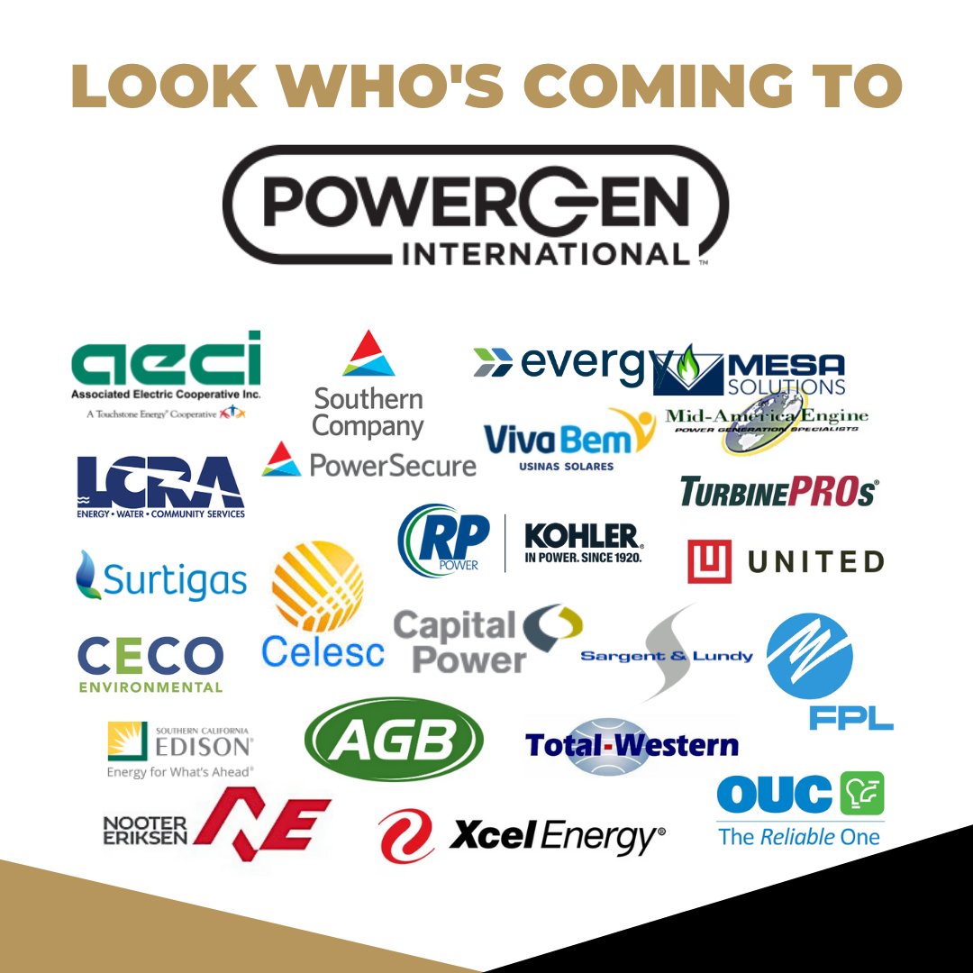 powergenintl's tweet image. Come back to live events and join the 140+ Power Producer companies, 250+ OEM companies, and 250+ EPC companies attending! We are looking forward to coming together in person to learn, network, and meet with exhibitors. Register today ➡️ bit.ly/3CfLlaC