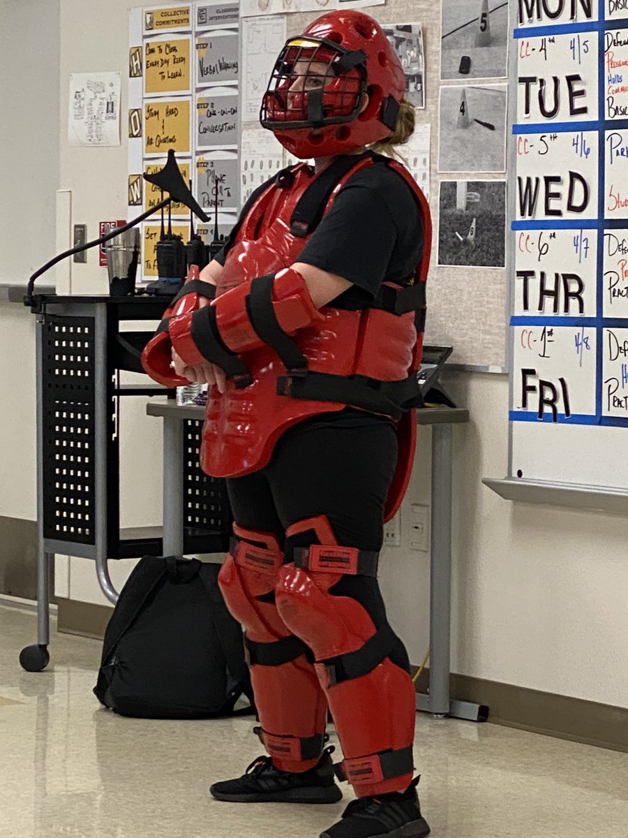 TheCoyoteWay's tweet photo. Defensive tactics in Criminal Justice today. Our students are learning the proper and effective use of force. HOWLing to be the next generation of law enforcement. @herzek_CCMHS @CchsHardy @PascoCTE https://t.co/YAOVYKwN90