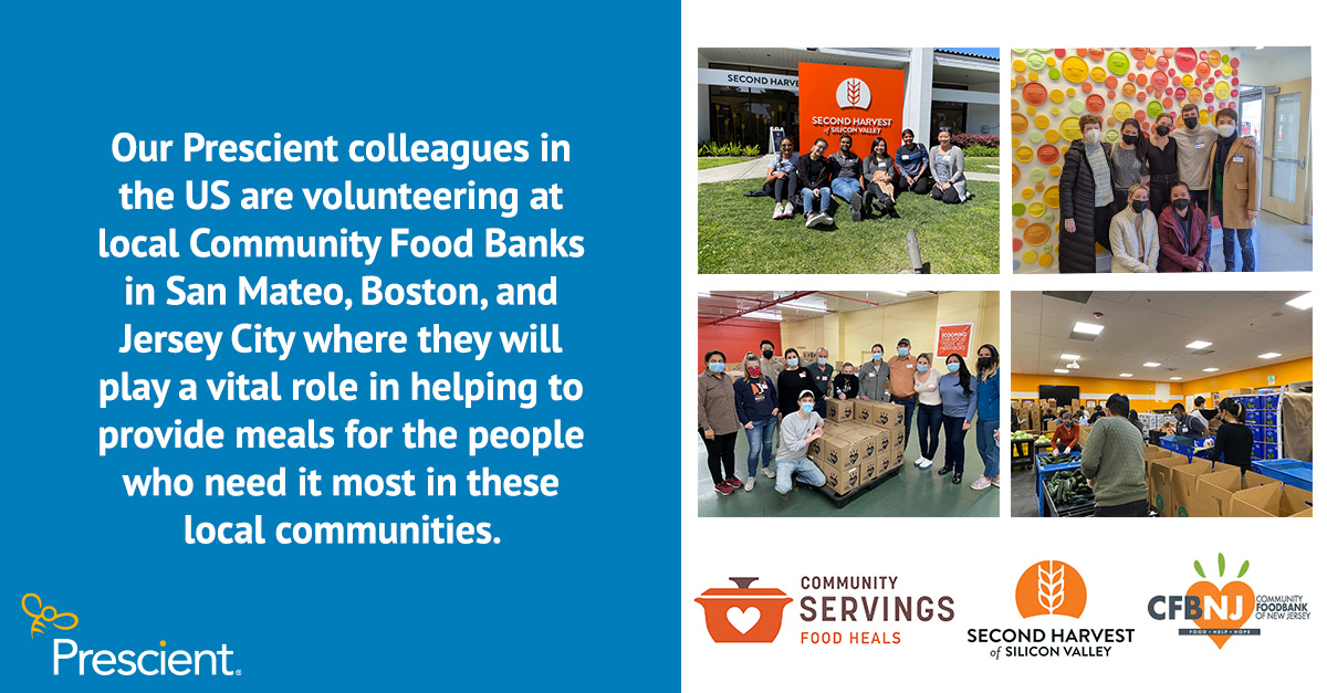 Prescient_HG's tweet photo. At Prescient we prioritize our ESG responsibilities and recognize our privilege to have food security while many rely on support. As part of our community outreach program our US teams dedicated their time to help provide meals for those in need. Read more:https://t.co/Xzb5a0A2kn https://t.co/QWl3ov2PQ1