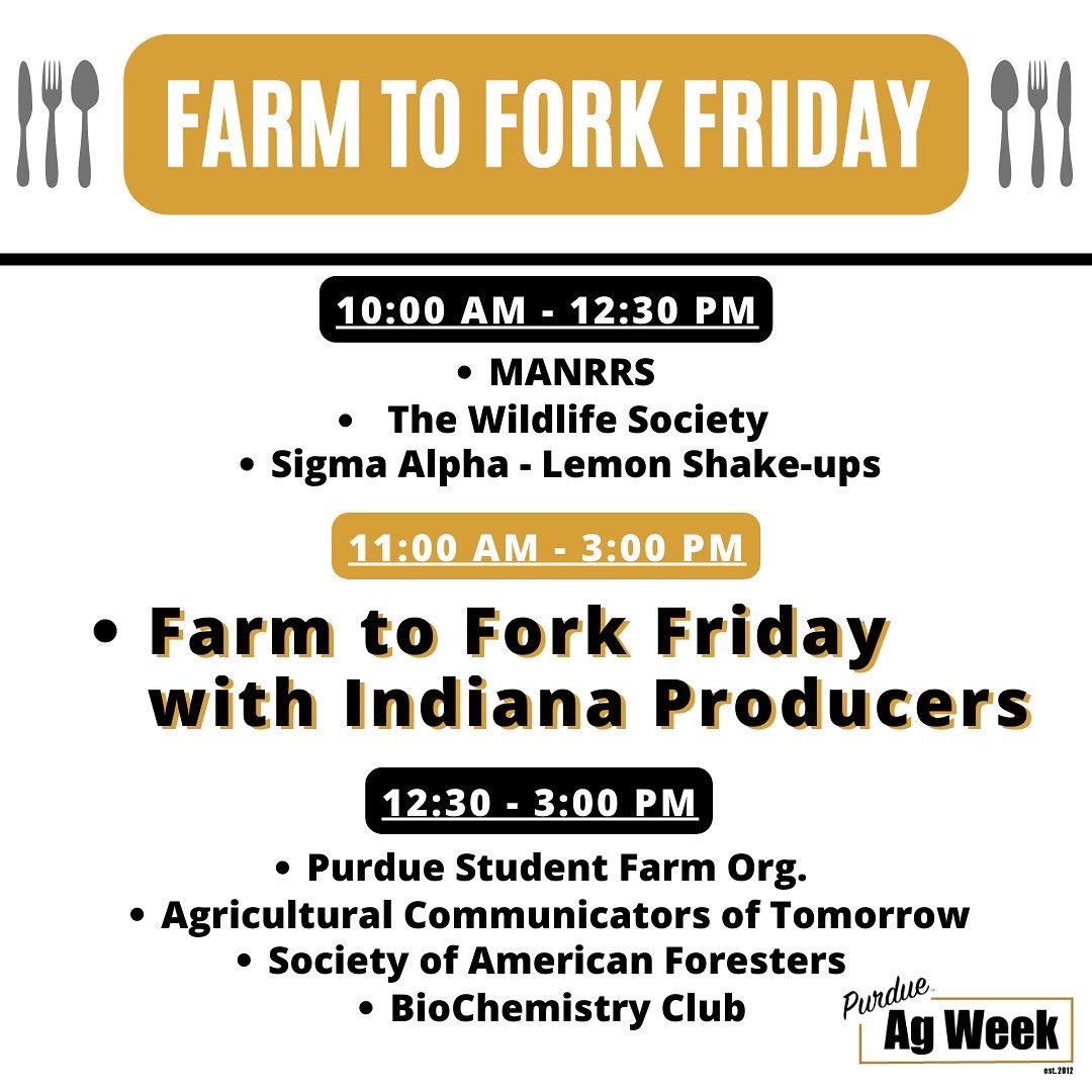 Ag Week at Purdue tweet media