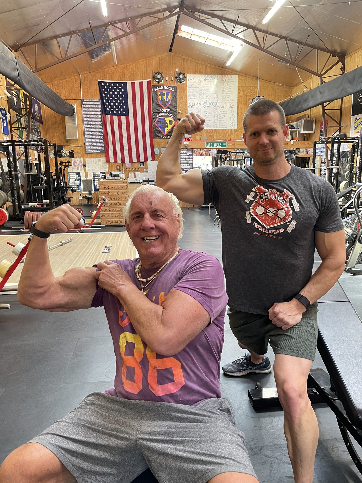 Ric Flair® on Twitter "Back To The Grind! WOOOOO! HardNocksSouth