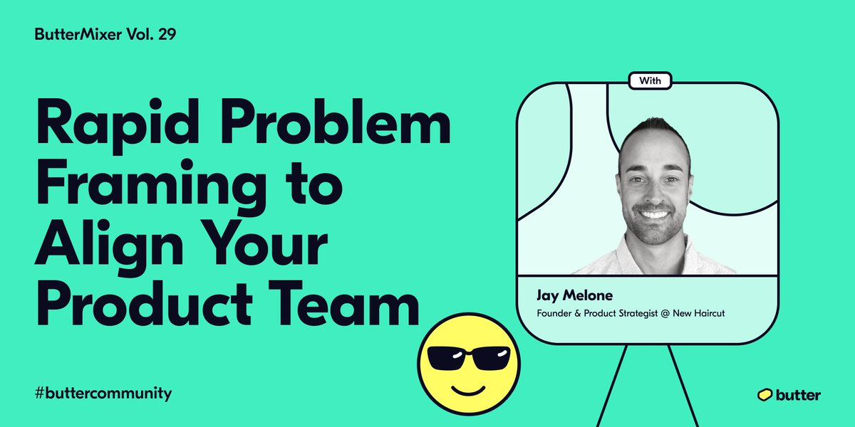 newhaircutco's tweet photo. SAVE THE DATE! We’re hosting an event with @butter_hq on APRIL 28 at 12PM ET to help teams bring structure, speed, and alignment to your organization’s #Product discovery process using #customercentered #problemframing. https://t.co/xB41XrLOFQ