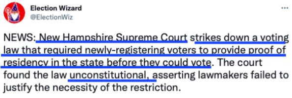 MRSRedVoteR's tweet photo. @NHDems @NHGOP REAL #NHResidents SUPPORT SB 418.
The easiest state to vote in- Bill Gardner.
Drive-by Voting. https://t.co/1Fc1hNO7DY