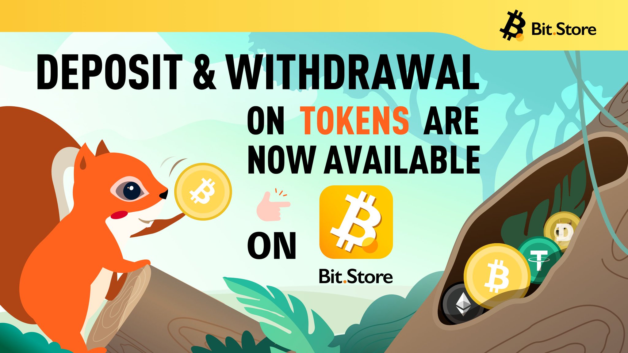 Bit.Store on Twitter " It is now possible to deposit and withdraw BTC