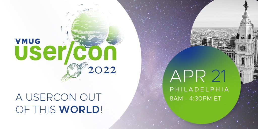 Hey <a href="/PhillyVMUG/">Philly VMUG</a>! I’m excited for my IN-PERSON session at the #PhillyVMUG UserCon on April 21st. My session will dive into Migrating into a Multi-Cloud World. RSVP now: bit.ly/PhilVMUG