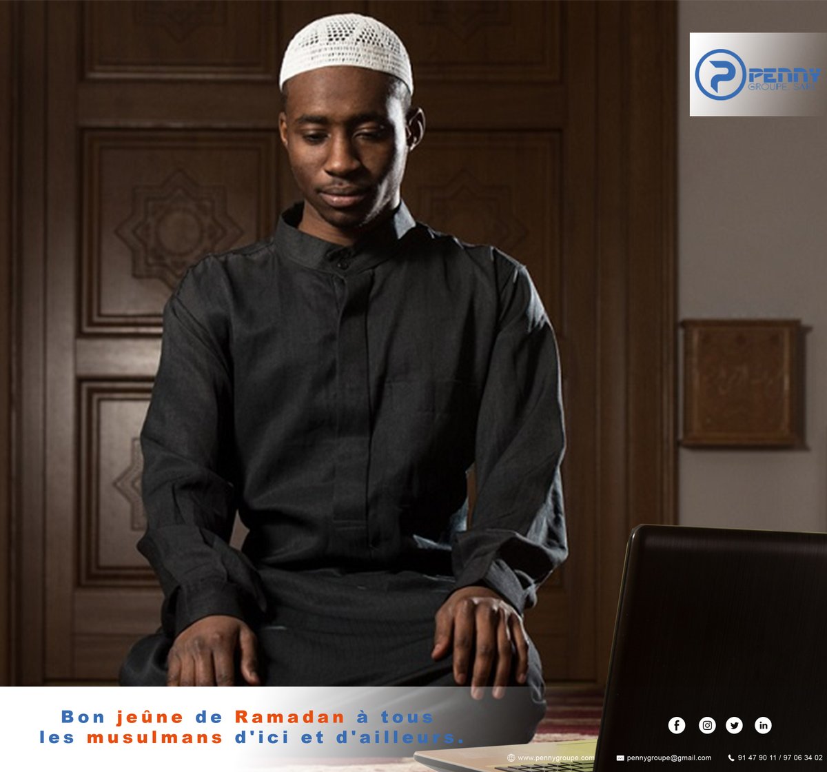 pennygroupe's tweet image. PENNY GROUPE et toute son équipe souhaitent un bon jeûne de Ramadan à toute la communauté musulmane du Togo, de l&apos;Afrique et du monde entier. 
#pennygroupe 
#LeNumeriquePourTous 
#ramadan2022 
#BuildDifferent