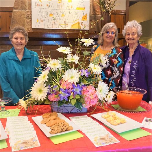 Thanking the lovely ladies of the Daisy Garden Club for hosting our Annual April Shower Fundraiser! We had a wonderful time drinking punch, eating cookies, and meeting all the lovely people who brought us donations. We are so grateful to everyone who made this year a success.