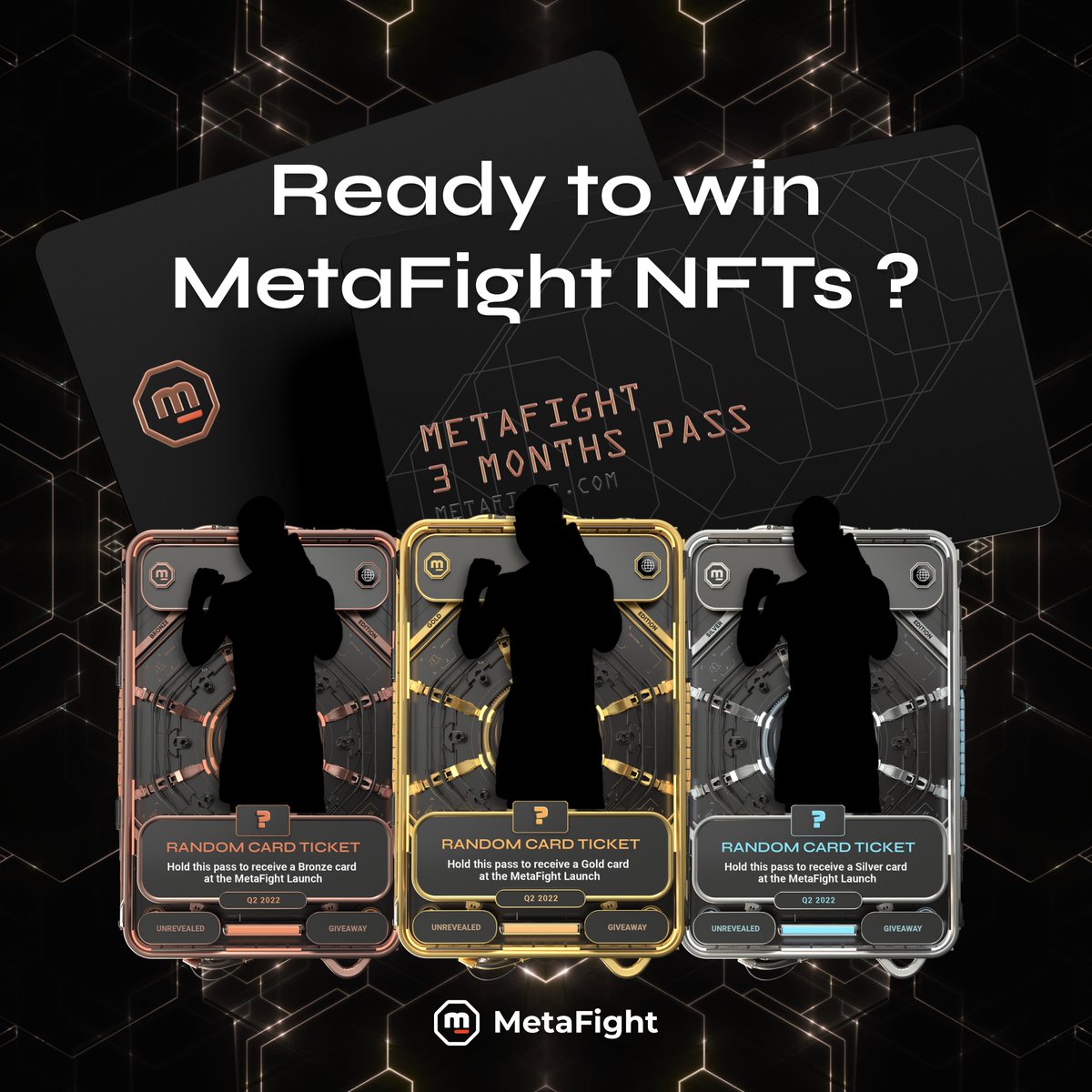🥊 MetaFight is very happy with its progress and offers you a big giveaway
🥳 189 PRIZES &amp; #NFT

To get yours, accomplish the task below:
✅ Follow <a href="/MetaFightOff/">MetaFight</a> &amp; RT
✅ Complete the task on Gleam:
gleam.io/wrdu5/giveaway…

#MetaFight #MMA #NFTCommmunity #NFTGame #PlayToEarn