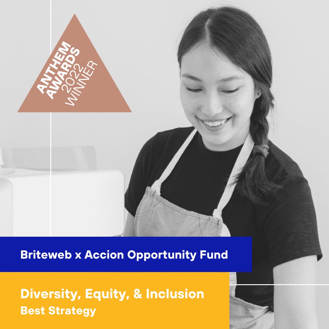 Briteweb (@briteweb) on Twitter photo We're proud to partner with inspiring clients on brand and website projects to help them amplify their impact. When we win awards for that, that's just the cherry on top. We've won two <a href="/anthemawards/">anthemawards</a> for our work with <a href="/StartEarlyorg/">Start Early</a> and <a href="/AOFundTweets/">Accion Opportunity Fund</a>. Kudos to our project teams! We're proud to partner with inspiring clients on brand and website projects to help them amplify their impact. When we win awards for that, that's just the cherry on top. We've won two <a href="/anthemawards/">anthemawards</a> for our work with <a href="/StartEarlyorg/">Start Early</a> and <a href="/AOFundTweets/">Accion Opportunity Fund</a>. Kudos to our project teams!