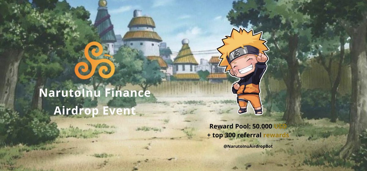 💧 NarutoInu <a href="/Airdrop/">Airdrop</a> 💧

🏆 Task: ➕1 Billion NARU (~$10) for 5000 random participants each.

👨‍👩‍👧 Referral: ➕10 Billion NARU (~$100) for top 300 referrers each.

🔛 Airdrop bot for NarutoInu t.me/NarutoInuAirdr…🔛

#NARU #NARUTOINU #M2E #MOVE2EARN #AIRDROP #BITCOIN #GMT #DEFI