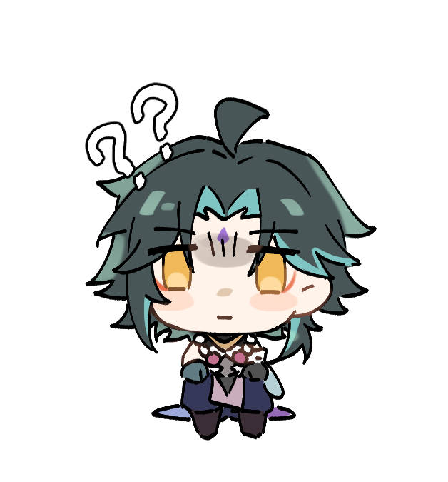 #Zhongven  ＃xiao
稻妻拍照板打卡，顺便带上魈魈一家三口