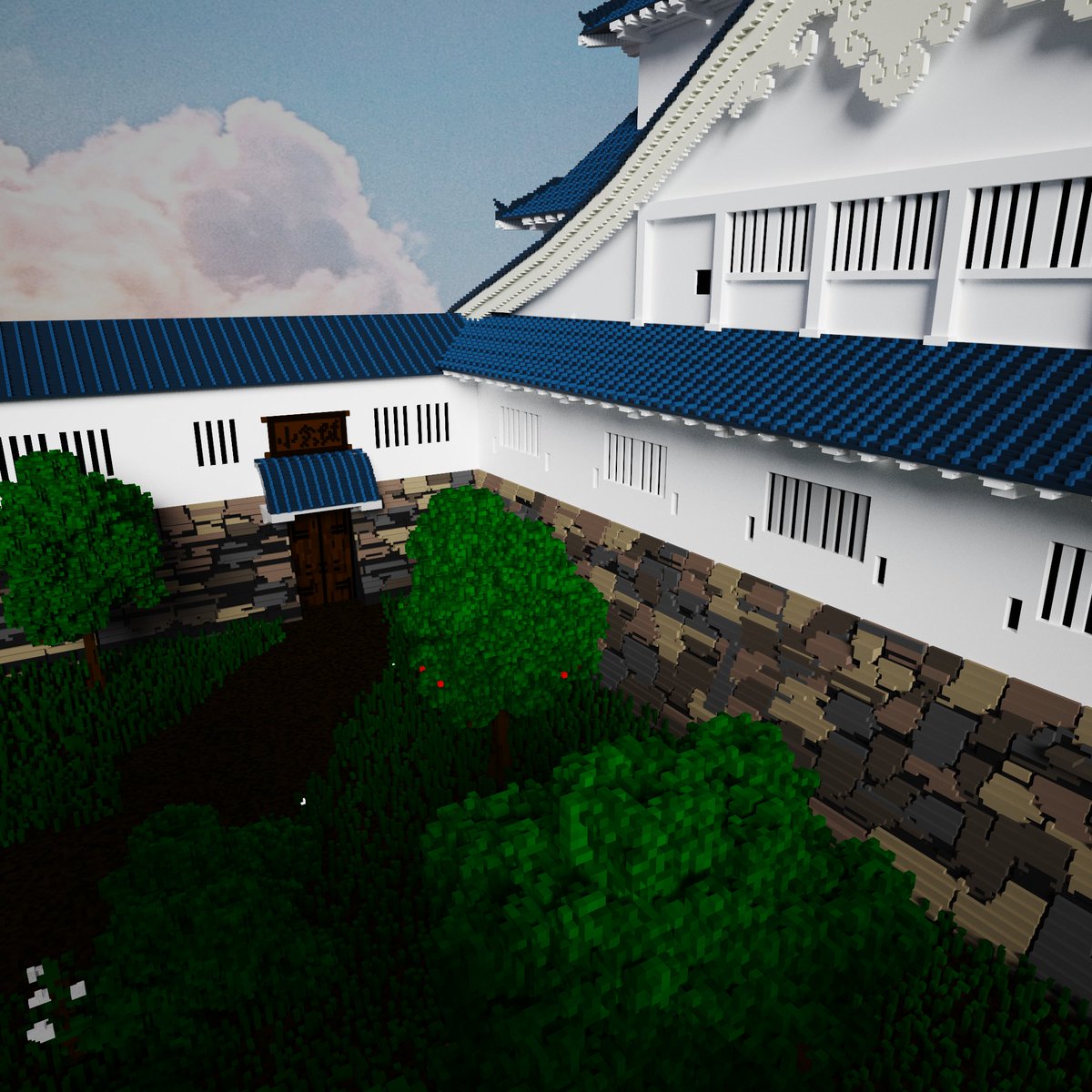 VoxeledCastles's tweet photo. Kokura Castle coming today at 6:00PM UTC, hope you like it! These are some of the pictures the owner will get. Hope you enjoy and share! https://t.co/xuDHRG16v4