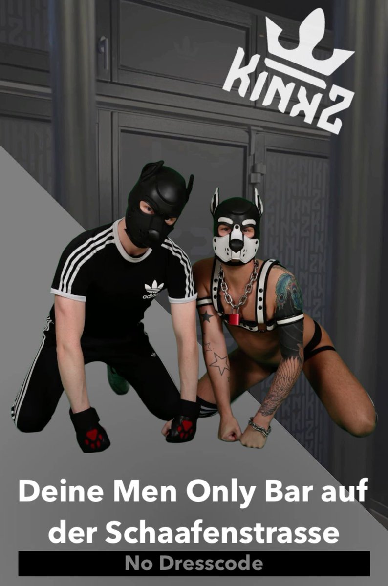 KinkZCologne's tweet photo. Wuuuuuf 🐾 
Have a nice weekend 😋

#gay #puppy #kinkz #schaafenstraße #bar #gaybar #puppyplay #gaypuppy https://t.co/GiJlqiv5RS