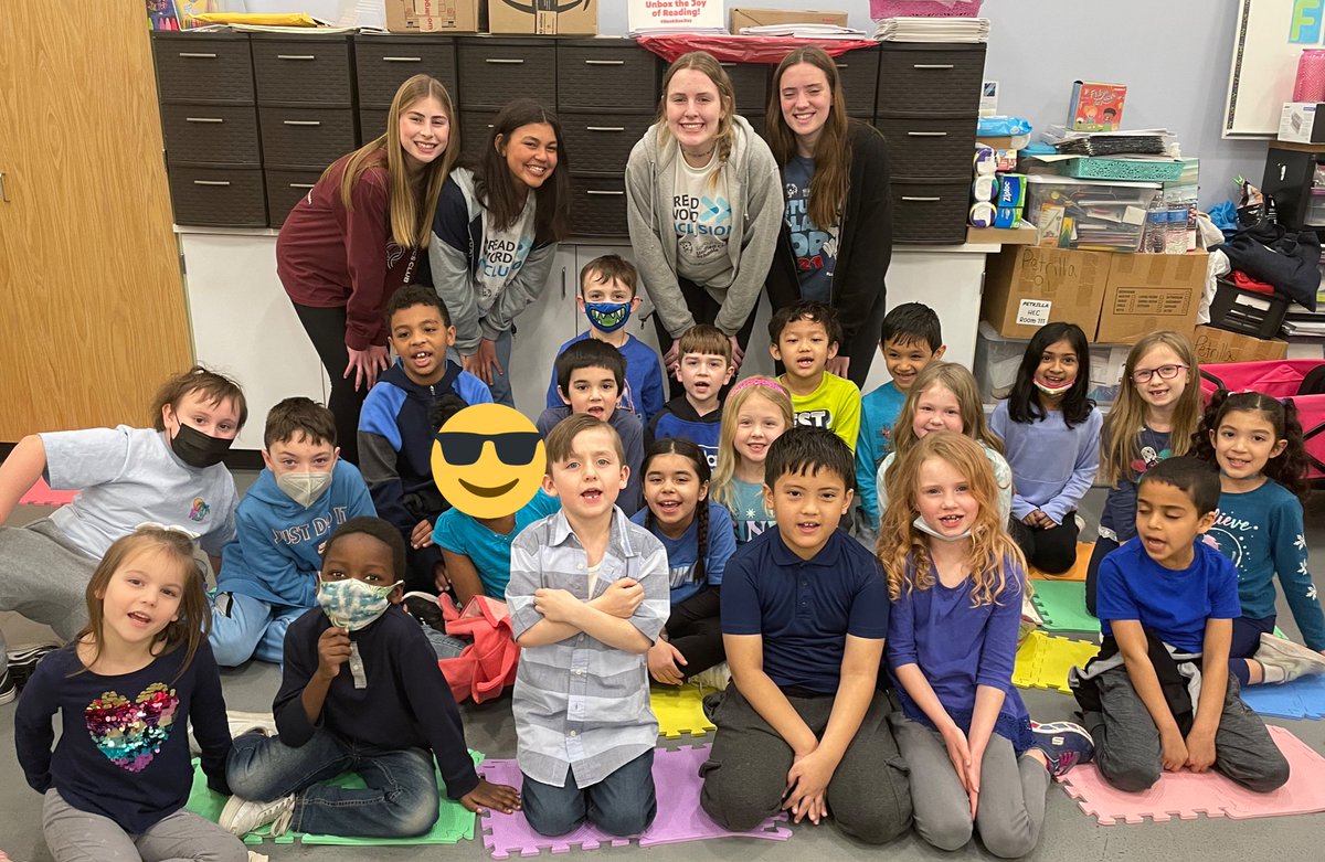 misspetrilla's tweet photo. Room 104 pledged to always #choosetoinclude all students! Thank you to our guest readers from @bhsolympics @BHSActivities #autismawareness @MrsWessel_HEC https://t.co/oZnbNW8Tzi