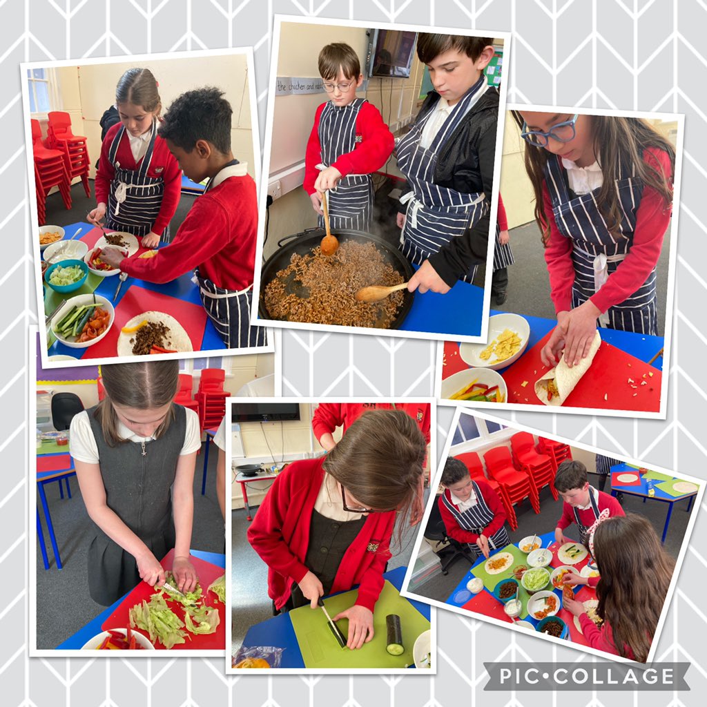 RoscoePrimary6's tweet photo. There was a lovely smell on the corridors this morning. Year 5 were busy making burritos. I hope you enjoyed them 😋 🌯 @Roscoe_Primary @roscoeprimary39 https://t.co/Lc2o1cAVM1