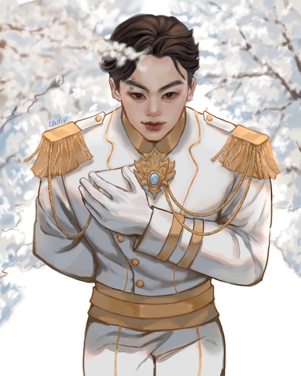 「prince jungkook to your service 🤍 」|camy 🌙のイラスト