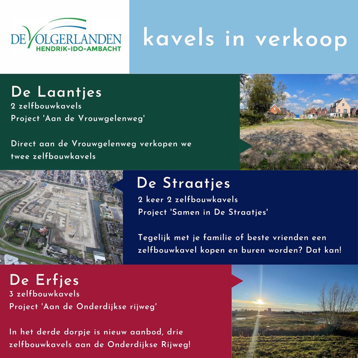 devierdorpjes's tweet photo. 19 april ben je welkom voor het Inloopmoment voor drie zelfbouwkavelprojecten:
➡️ twee zelfbouwkavels aan de Vrouwgelenweg
➡️ twee keer twee zelfbouwkavels in De Straatjes: koop tegelijk met iemand die je kent een kavel
➡️ drie zelfbouwkavels aan de Onderdijkse Rijweg https://t.co/J0hkBwMFov