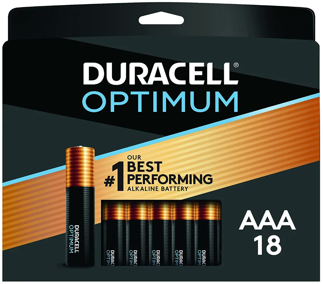 18-Count of Duracell Optimum AAA Batteries for as low as $11.68!
*coupon on page

https://t.co/usNEnZS3Fz

MUST Select Sub and Save to get lowest price. Can cancel subscription after item ships! https://t.co/NUgHmMGUYA