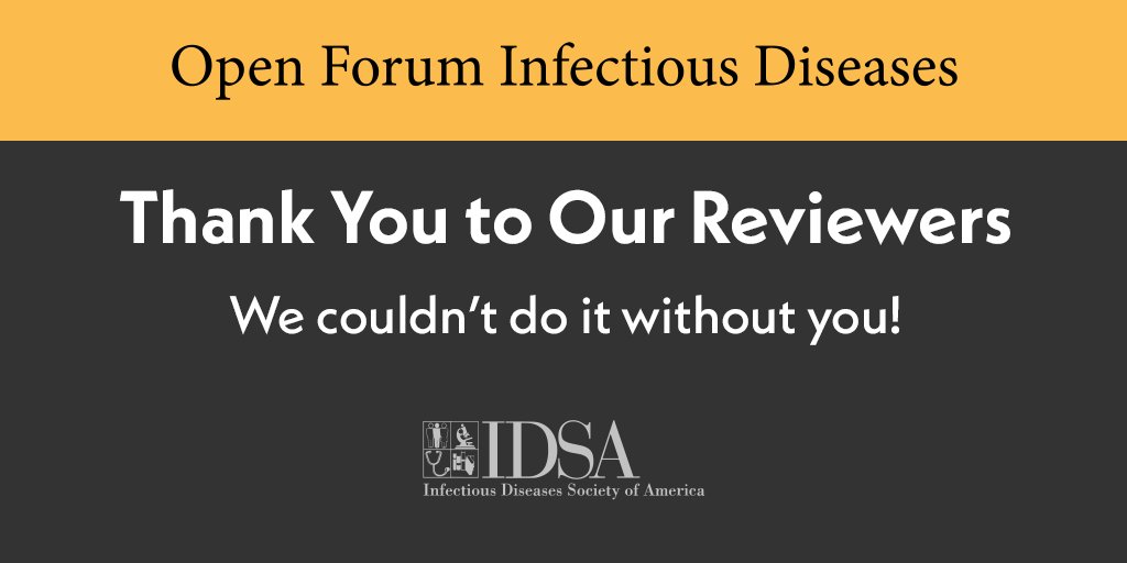 IDSAInfo's tweet photo. #OpenForumInfectDis thanks to all of the expert reviewers who have contributed their time and valuable feedback to the journal. 

See our most recent list of peer reviewers: https://t.co/57rO4QF3Dq #IDSAJournals https://t.co/bbwW5zDmmz