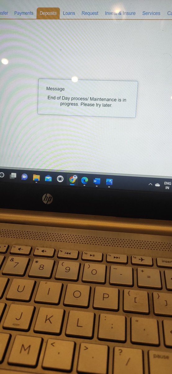 bubblydip's tweet photo. @canarabank what is this??? Yesterday same thing happened... Why im not able to book FD online?? What is d issue with NetBanking https://t.co/kdpettiMlT