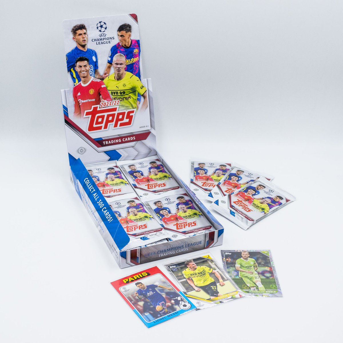 TAASScom's tweet photo. ⚽Happy Release Day ⚽

2021/22 Topps UEFA Champions League Soccer (Fussball) Hobby Flagship Boxen und Packs sind jetzt verfügbar.

👉https://t.co/mHQ4yXR8Pn

#topps #uefa #championsleague #flagship #hobby #dashobby #thehobby #soccercards #tradingcards #sportcards #sammelkarten https://t.co/inEtEddG0S