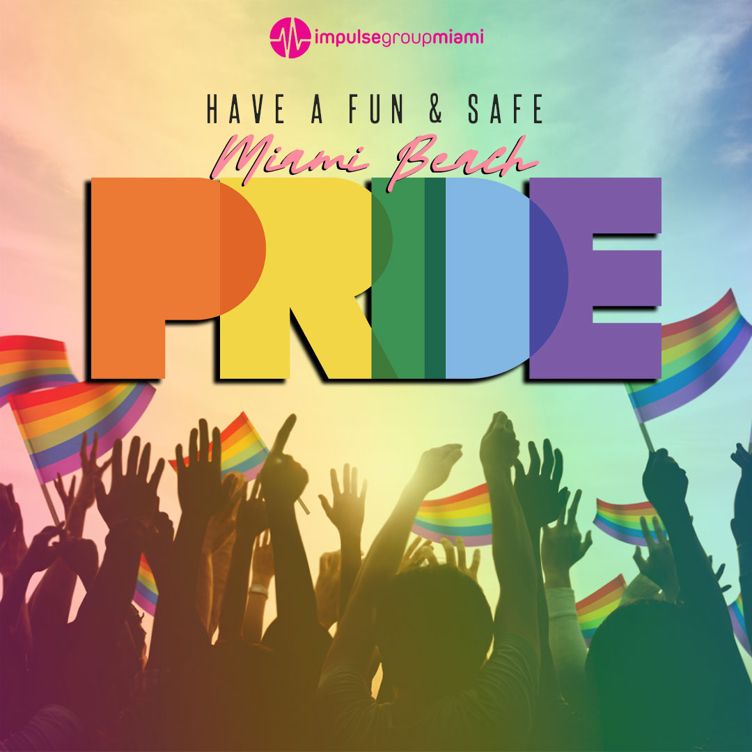 MiamiImpulse's tweet photo. We hope everyone has a fun &amp; safe Miami Beach Pride weekend! 🌈

#ImpulseMiami #Miami #Florida #advocacy #miamibeach #hialeah #brickell #doralmiami #loveislove #miamibeachgaypride #gay #instagay #pride #lgbtq #love #gaypride #gaylife #queer #gaylove #gaystagram #WrapItUp #SafeSex https://t.co/GcWZYhHWRl