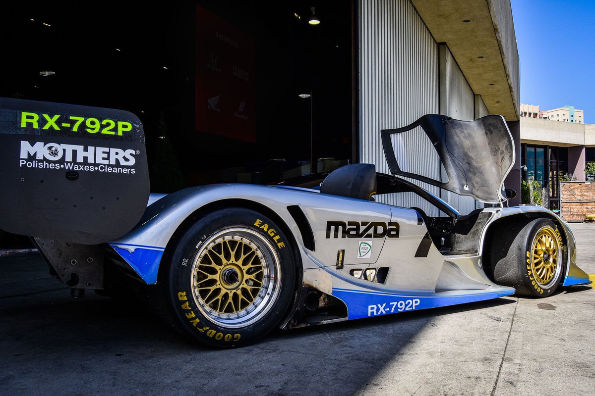 MazdaRacing's tweet photo. We’re officially set up in the #LongBeach Convention Center, with classic Mazda race cars ready to take the track. 

While this weekend’s races won’t be streamed, you can follow along on our social channels as we bring you all the sights &amp; sounds of these beautiful race cars. https://t.co/14ZNqdmk9D