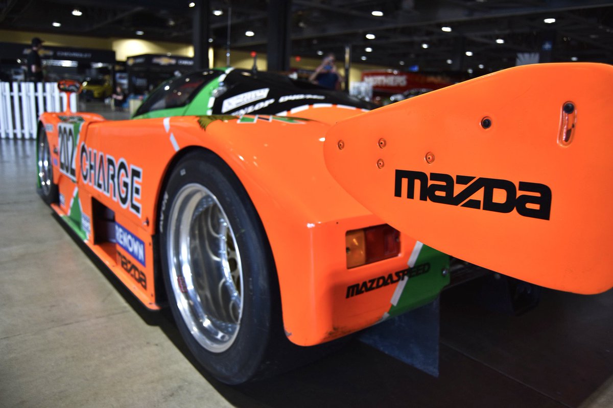 MazdaRacing's tweet photo. We’re officially set up in the #LongBeach Convention Center, with classic Mazda race cars ready to take the track. 

While this weekend’s races won’t be streamed, you can follow along on our social channels as we bring you all the sights &amp; sounds of these beautiful race cars. https://t.co/14ZNqdmk9D
