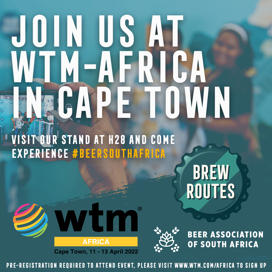 Meet the team from @BrewRoutes at <a href="/WTM_Africa/">WTM Africa</a> 2022. Be there to see what's brewing from 11-13 April at the <a href="/CTICC_Official/">CTICC (Cape Town International Convention Centre)</a>.