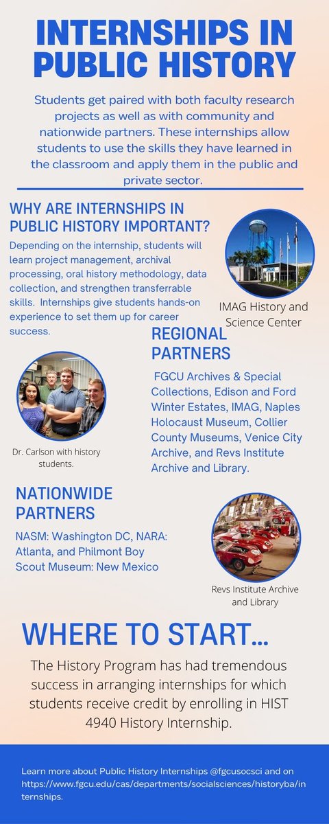 Interested in Public History internships?