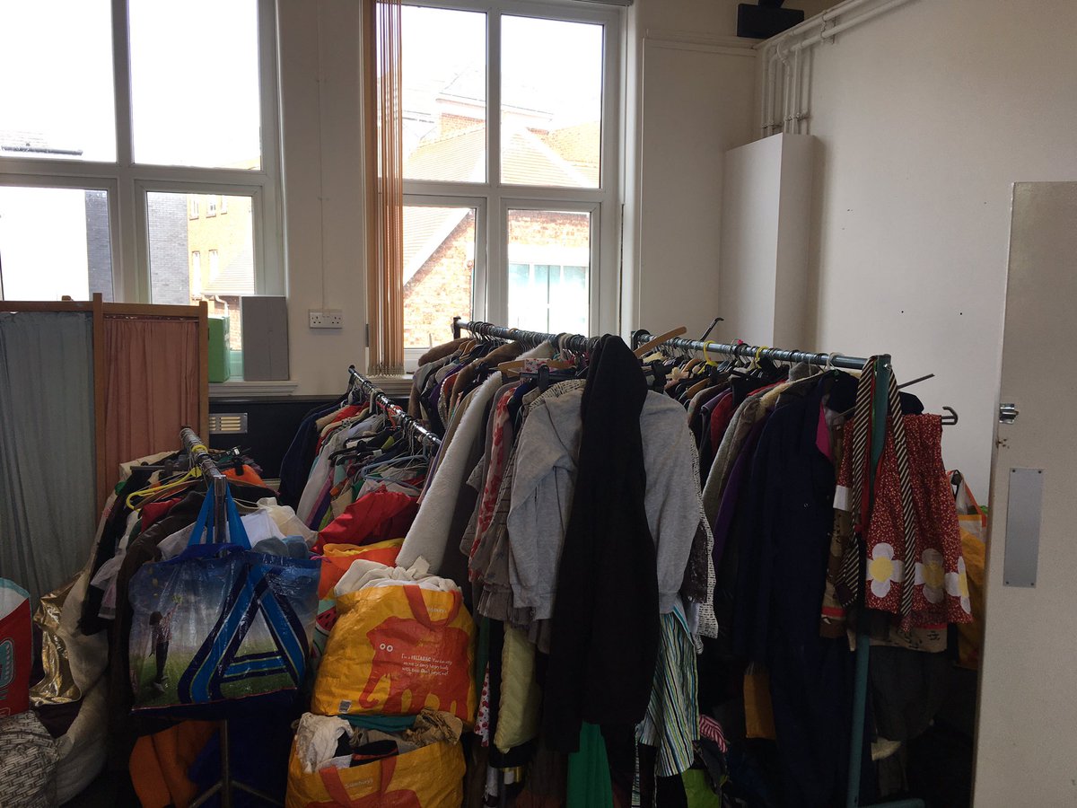 DramaUptonFCJ1's tweet photo. Thank you to Year 11, 12 &amp; 13 for clearing away all the costumes and props today after a very busy week of Drama examinations 🎭 The costume/ props cupboard is now clean, neat and tidy 🙌🏻 and will hopefully stay that way! 😉 #setstrike #drama #productionjobs #happyeaster 🐣🐰 https://t.co/UmvAIy9AeH