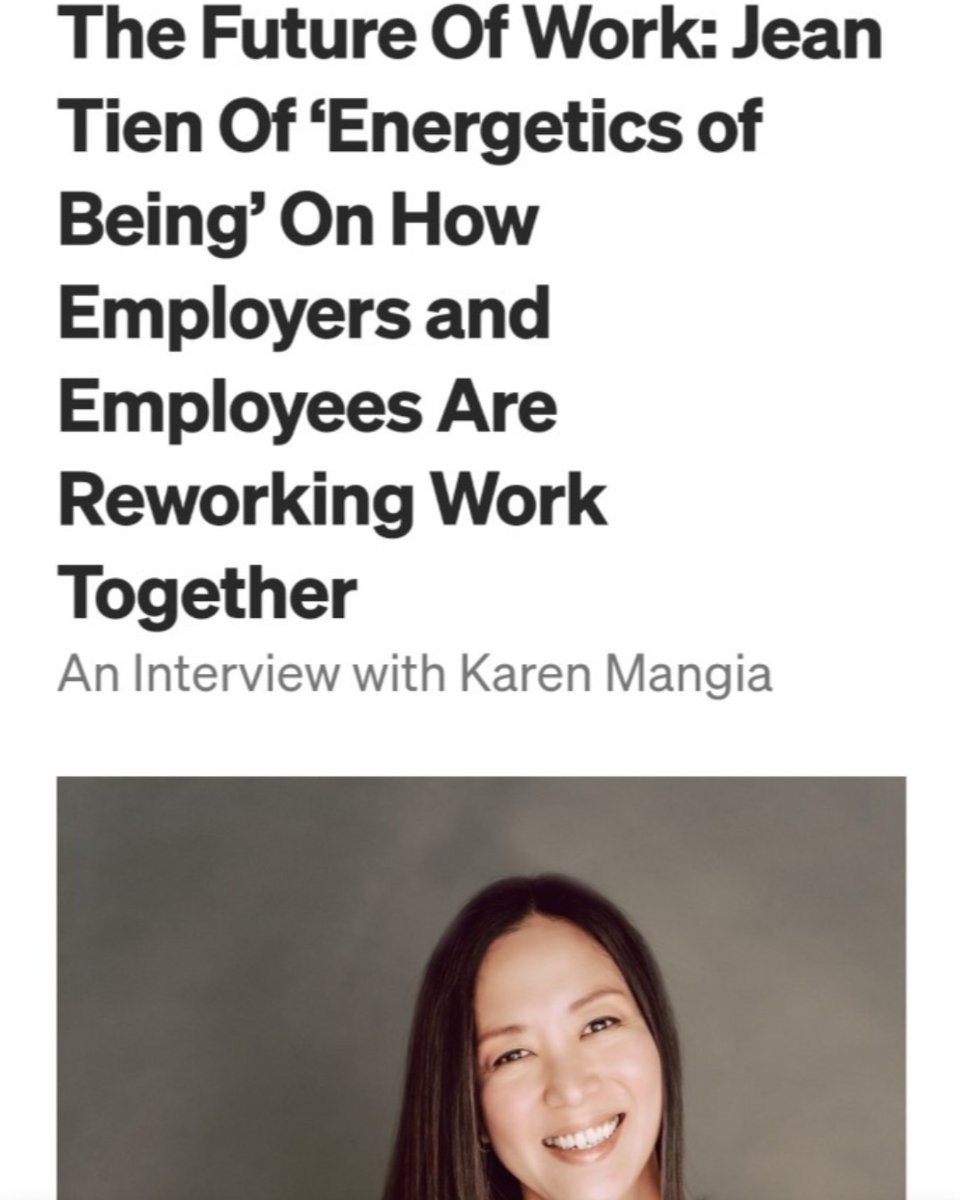 What is the future of work in light of The Great Resignation?

We're already seeing what the future will look like. Question is if the organization is willing to be an early adopter. 

More in my interview with WSJ Bestselling Author, @karenmangia: bit.ly/3rbyd2Y