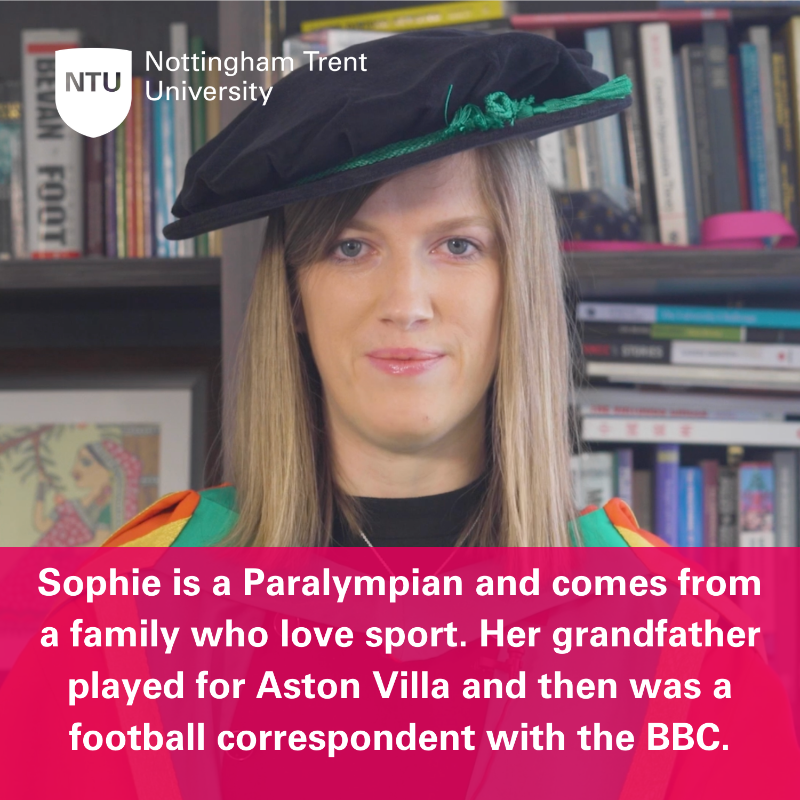 Nottingham Trent University celebrates Paralympian Sophie Hahn MBE