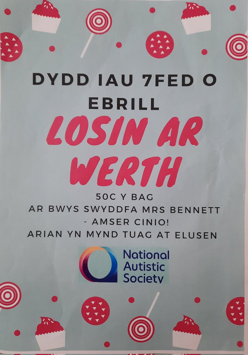 Meinirtuckey's tweet photo. I'm super proud of my 11 yr old, Mali and her friend Cerys. They decided to raise money for the National Autistic Society by selling bags of sweets at school, and they raised £150!

Diolch i Ms. Johns at @YGBroMorgannwg am helpu.
Llongyfarchiadau! Congrats!
@Autism https://t.co/RHbwSCoz84