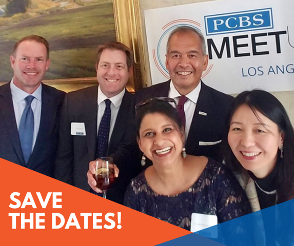 thePCBS's tweet image. PCBS 3rd Annual MeetUp!
Thursday, May 19th - 4:00 pm - 7:00 pm local
AND
PCBS Leaders in the Know
Friday, May 20th
9:00am - 10:00; am PDT
Join us for a panel discussion with Chief Credit Officers from around the country discussing today's risk environment. 
More info to come!