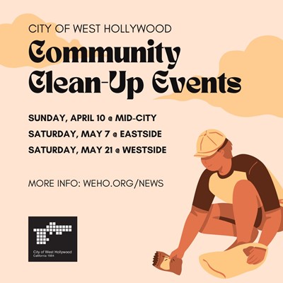 Don't miss the Community Cleanup in West Hollywood on Sunday April 10th!
conta.cc/3KoDxYm
weho.org/volunteer
#volunteer
conta.cc/3ukBY8q