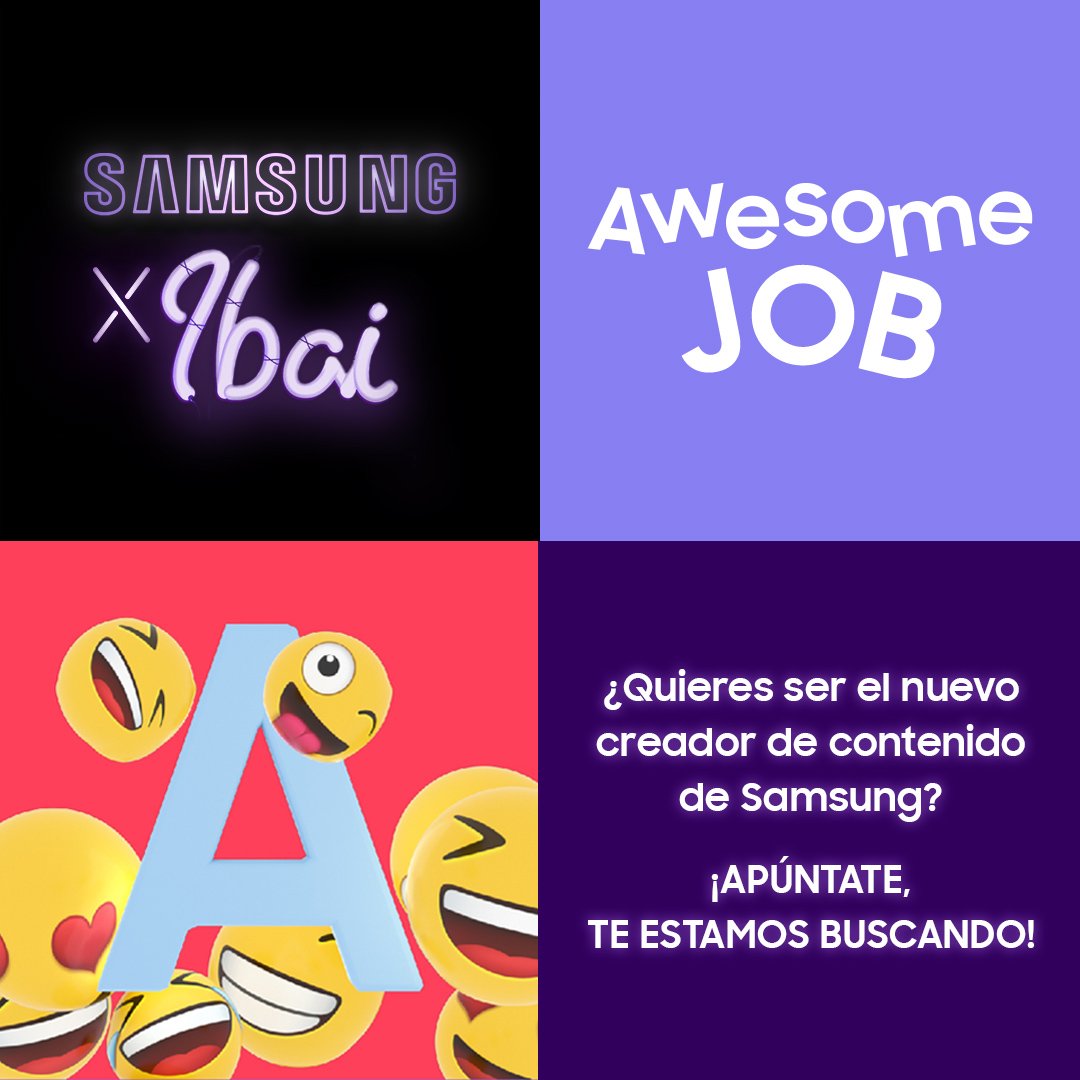¡¿AÚN NO TE HAS ENTERADO?! <a href="/IbaiLlanos/">Ibai</a> acaba de lanzar una OFERTA DE TRABAJO para colaborar como CREADOR DE CONTENIDO💻 en el proyecto #SamsungXIbai y @KOI 💜

Apúntate en el #AwesomeJob de tus sueños con #GalaxyA53 5G aquí: infojobs.net/barcelona/crea…