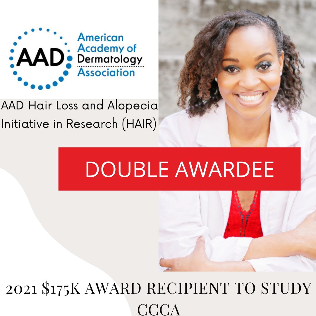 Crystal Aguh MD on Twitter "I am beyond honored to have a SECOND grant