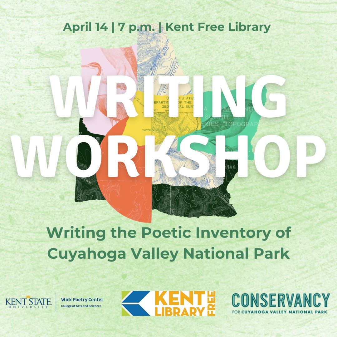 Interested in nature writing? Curious how poetry can help us relate to the world around us? Looking for some poetic inspiration? Join us for a free generative writing workshop Thursday, 4/14 at 7 p.m. at the Kent Free Library. No registration required.