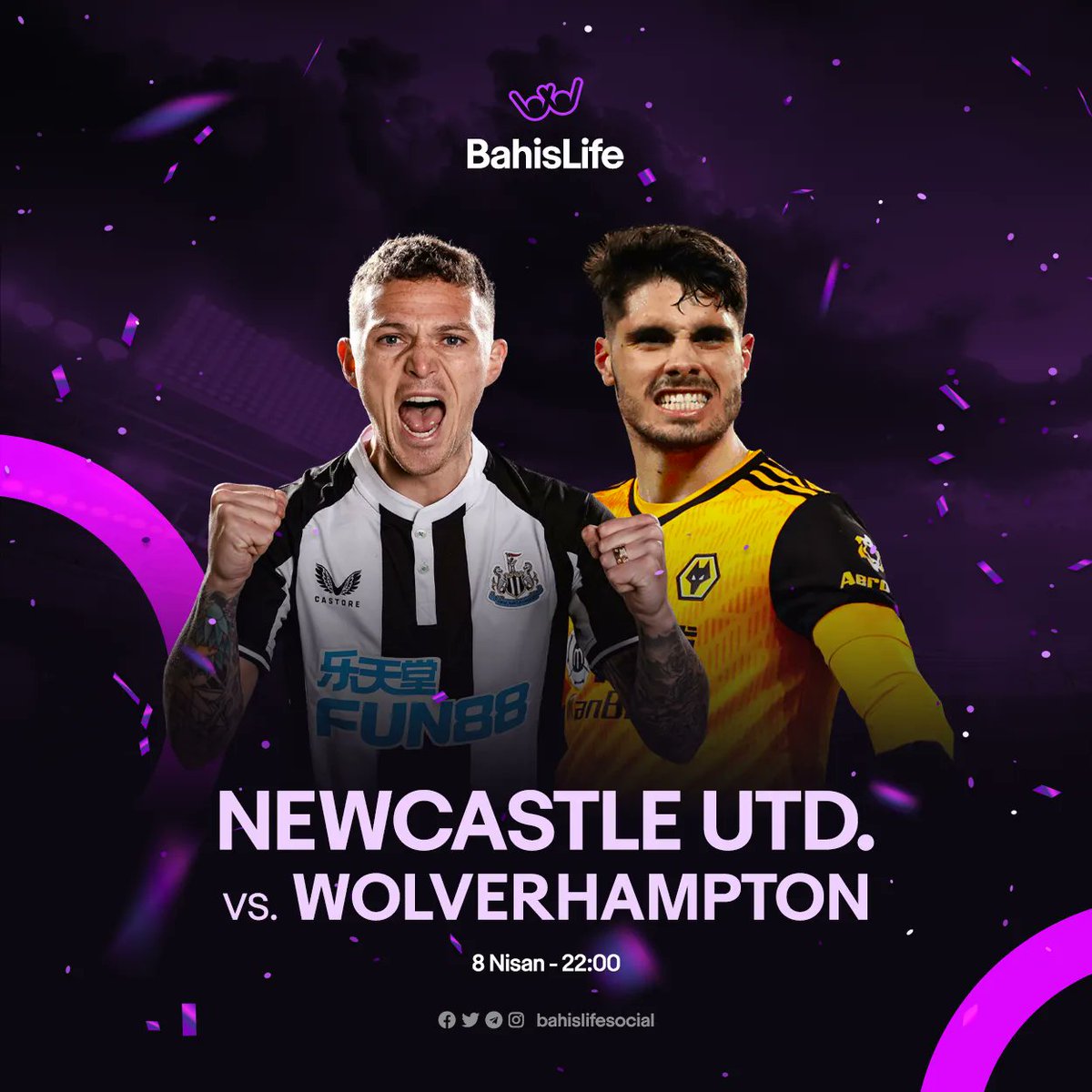 🏴󠁧󠁢󠁥󠁮󠁧󠁿 Premier Lig'de bahis gurmelerinin karşılaşması!

🆚 Newcastle Utd. - Wolves
🏆 Premier Lig
⏱ 22.00

👊 Avrupa'da futbolun heyecanı her zaman kazananların adresi BahisLife'ta!

📎 buff.ly/3AlXGdv