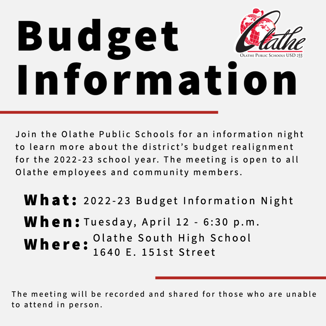 Olathe Public Schools on Twitter: "Save the date! Join the Olathe