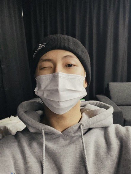 he was watching namjoon take this selca 🥺