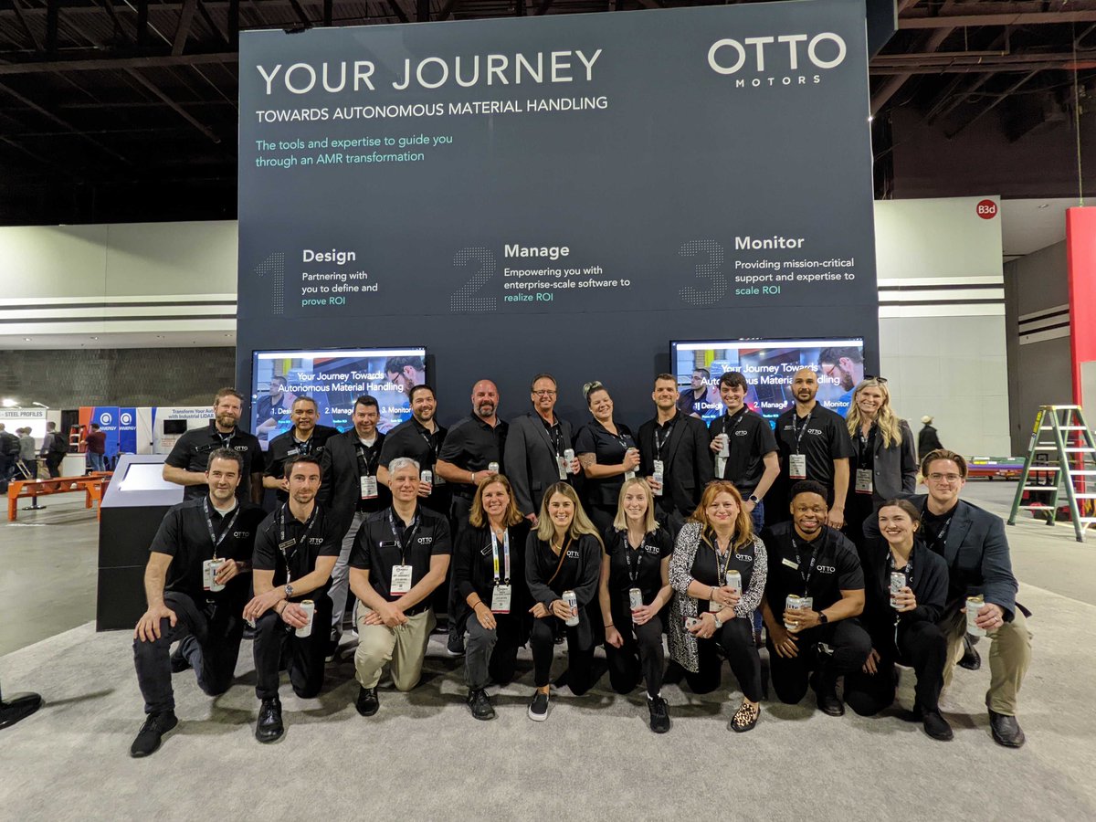 OTTOMotors's tweet image. Last week OTTO Motors returned to #modex2022 &amp;amp; it was an overwhelming success! A big thank you to everyone who stopped by our booth to chat, watch OTTO Lifter, OTTO 1500 &amp;amp; OTTO 100 in action or attended our speaking sessions to hear about simulation and customer experiences.