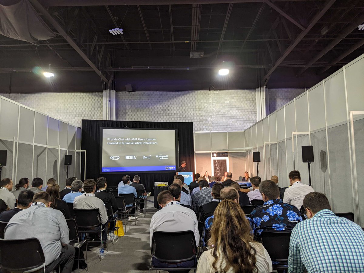 OTTOMotors's tweet image. Last week OTTO Motors returned to #modex2022 &amp;amp; it was an overwhelming success! A big thank you to everyone who stopped by our booth to chat, watch OTTO Lifter, OTTO 1500 &amp;amp; OTTO 100 in action or attended our speaking sessions to hear about simulation and customer experiences.