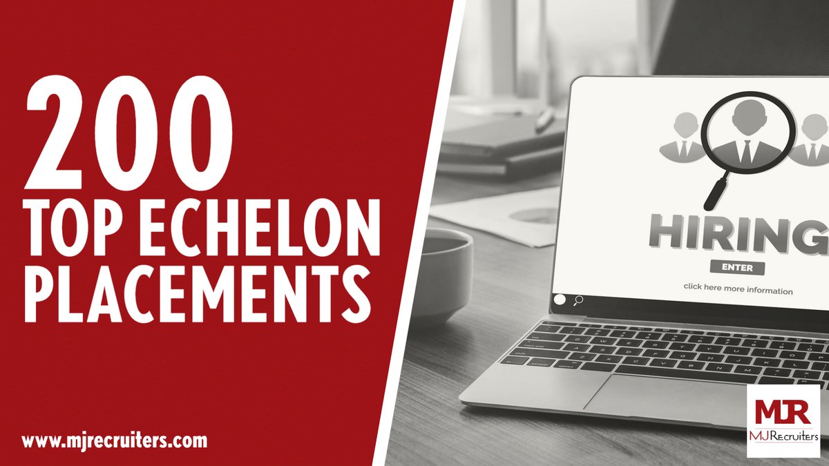 MJRecruiters's tweet photo. The MJ Recruiters team reached a milestone within the Top Echelon Network of successfully making 200 placements! MJ Recruiters have found great success in being part of the TE family. 

To learn more, please visit the link. 
https://t.co/hJwbSDAXND https://t.co/8ean5BXYZ2