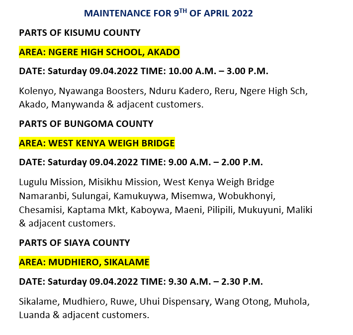 Kenya Power tweet media