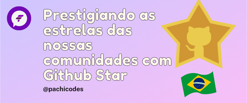 Inspirada pela <a href="/levxyca/">leticia</a>  escrevi esse artigo:
Prestigiando as estrelas das nossas comunidades com Github Star, Aonde além de ensinar como e porque nomear pessoas, tenho uma lista de indicações de mulheres MA RA VI LHO SAS! 
#feministag

dev.to/feministech/pr…