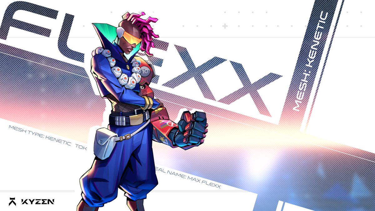 Tom Bilyeu (@tombilyeu) on Twitter photo 1/ Please meet Flexx (or as his mother likes to call him, Max Flexx)!! This is the first character reveal from <a href="/projectkyzen/">Project Kyzen</a>. Retweet this then register to collect the first of the 7 airdrops! Instructions below. LFG!! 1/ Please meet Flexx (or as his mother likes to call him, Max Flexx)!! This is the first character reveal from <a href="/projectkyzen/">Project Kyzen</a>. Retweet this then register to collect the first of the 7 airdrops! Instructions below. LFG!!