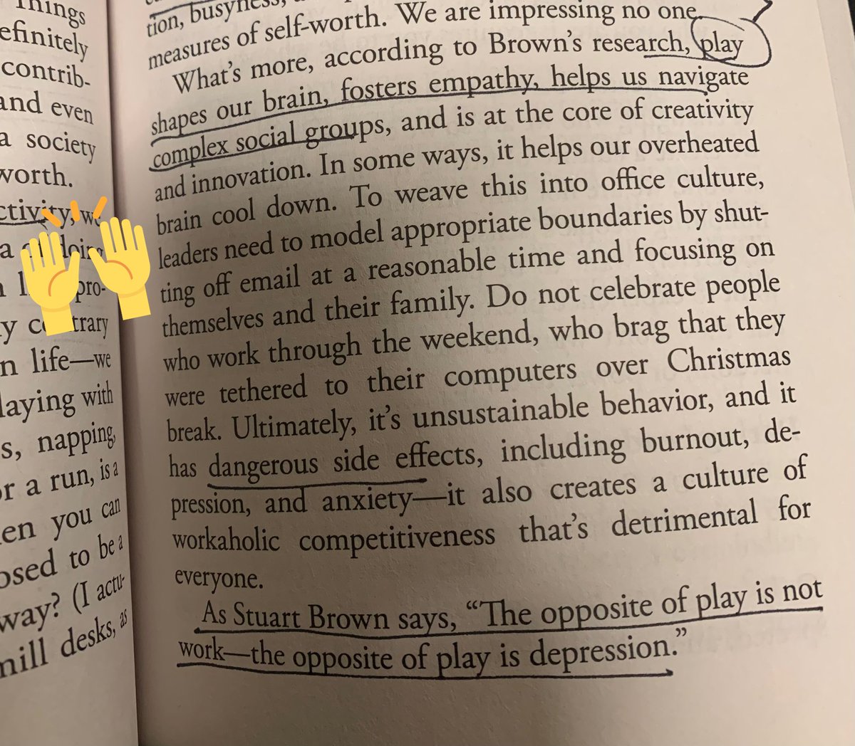 Reminded of the work of @DrStuartBrown while reading <a href="/BreneBrown/">Brené Brown</a> today. For all my teacher friends - as you wrap up or head into spring break consider your own need to intentionally play unapologetically! #kygoplay @TLJamesA