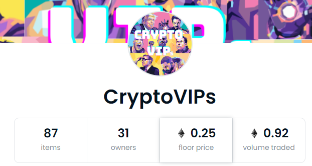 CryptoVIPs_NFT's tweet photo. CryptoVIPs Floor Price is now at 0.25 ETH🔥

Thank you so much for your support😍

The collection : https://t.co/X6L45WtKLy

#NFT #NFTs #NFTCollection #NFTartist #NFTdrop #nftcollector #NFTProject #NFTsales #cryptoart #crypto #ETH #Ethereum #art #ArtistOnTwitter https://t.co/rANdQXsZBt